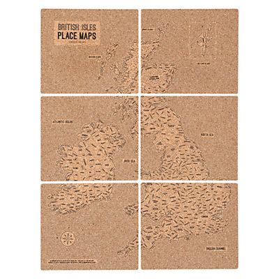 JollySmith British Isle Placemats Set, Set of 6 JollySmith British Isle Placemats Set, Set of 6